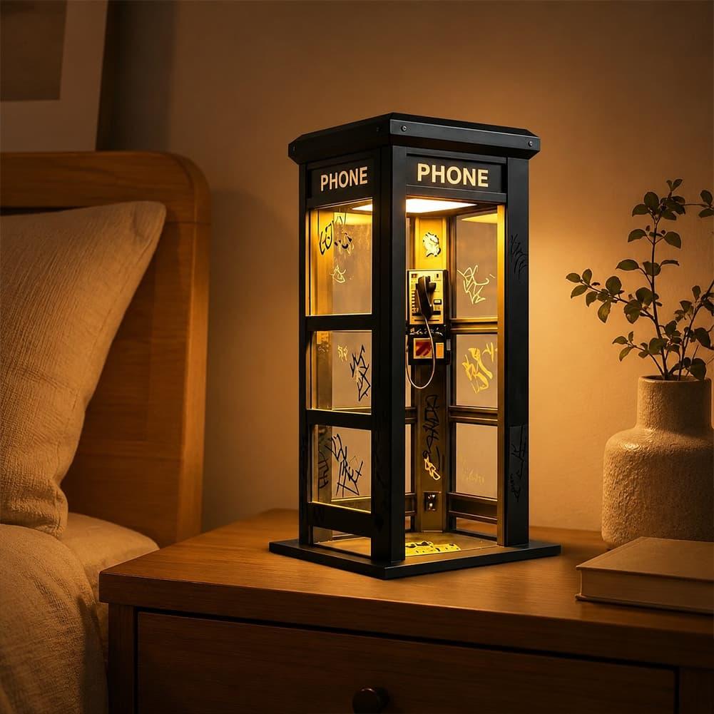 Vintage London Telephone Booth - огляд і ціна Home Decor Retro