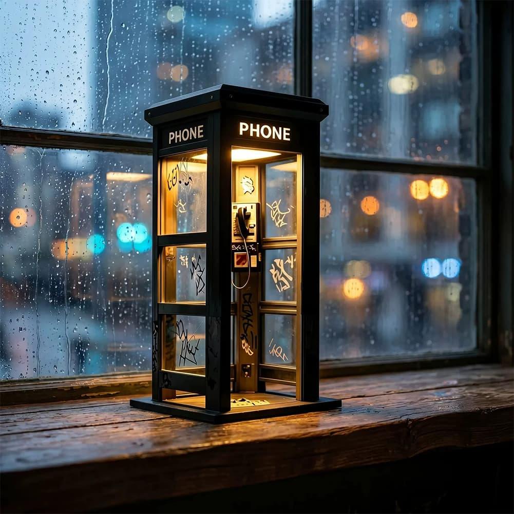 Vintage London Telephone Booth - огляд і ціна Home Decor Retro
