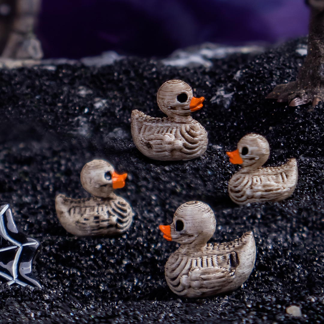 Gothic Skull Ducks Resin Ornam - огляд і ціна Home Decor Duck