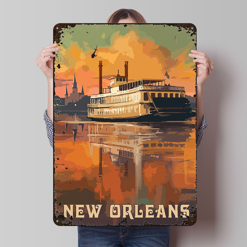 Travel to New Orleans Printed  - огляд і ціна Home Decor New Orleans