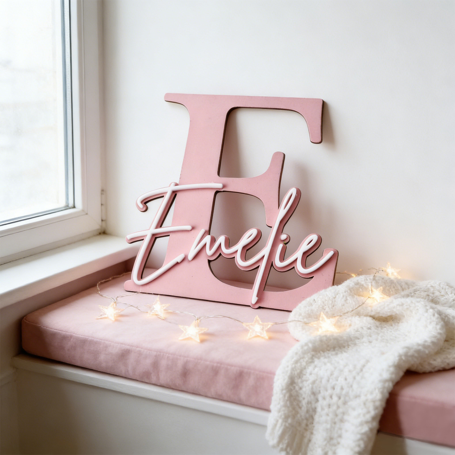 1pc Double-layer Wooden Name D - огляд і ціна Home Decor Zone