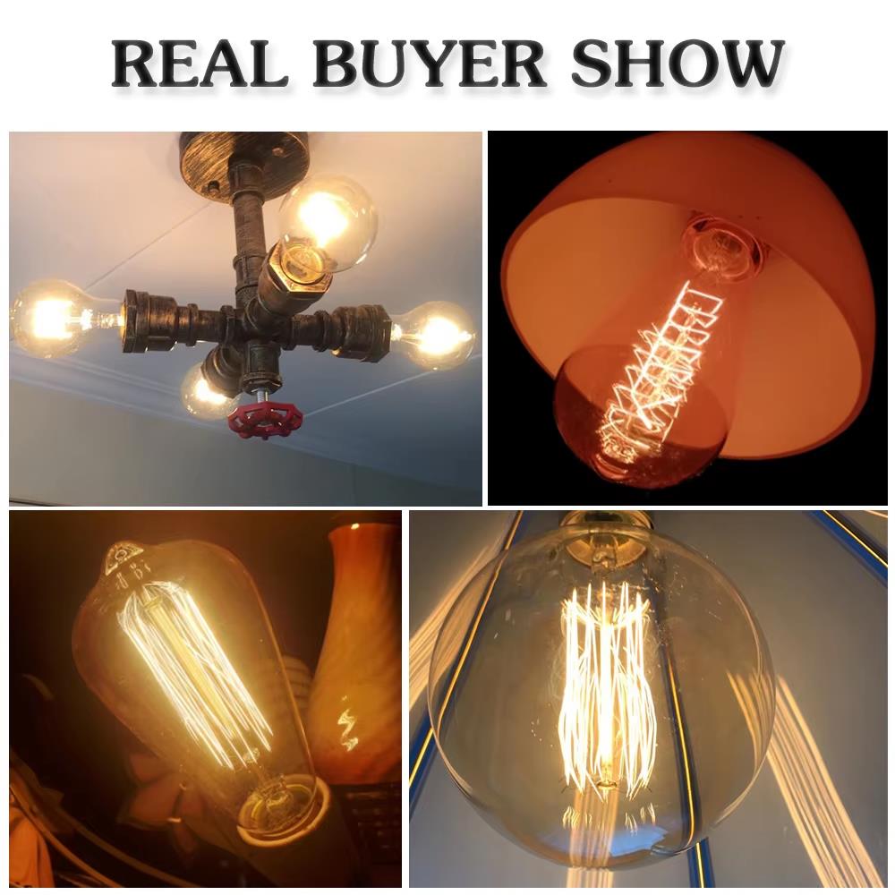 Retro Edison Light Bulb E27 40 - огляд і ціна Home Decor Retro
