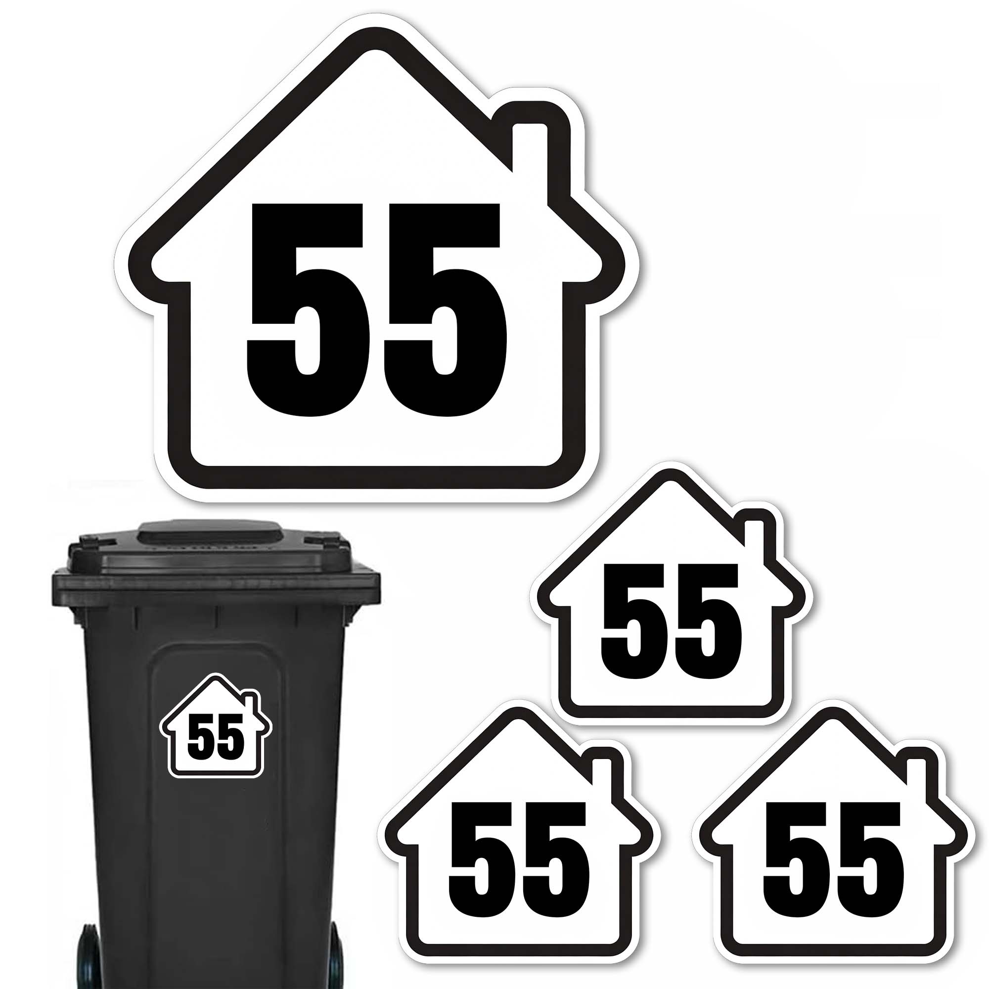 House pattern Custom Number DI - огляд і ціна Home Decor Sticker