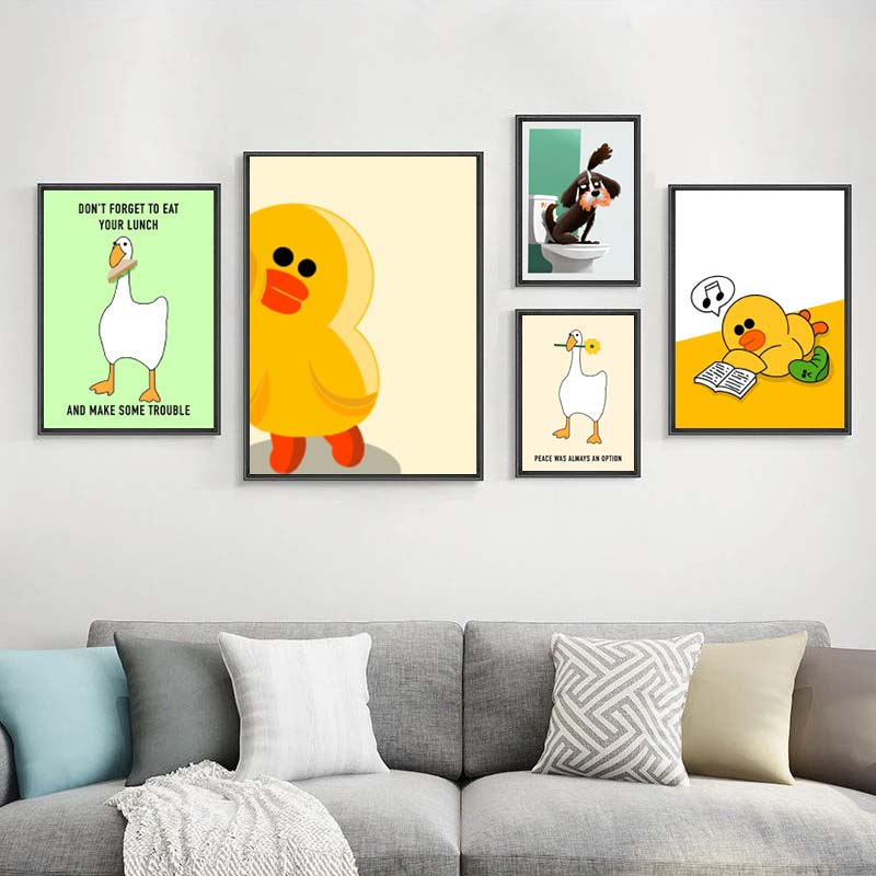 1pc frameless Funny Meme Goose - огляд і ціна Home Decor Duck