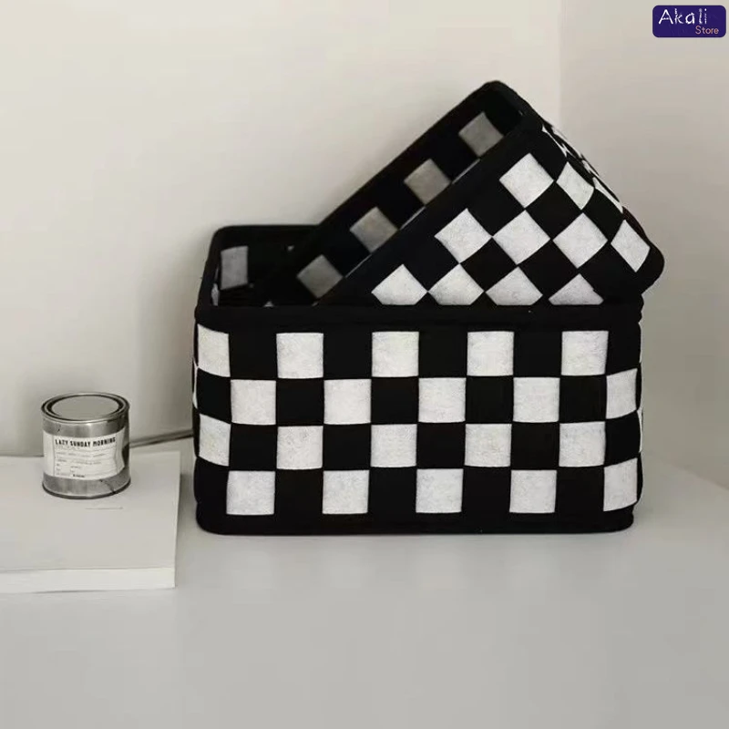 2026Black and White Checkered  - огляд і ціна Home Decor Organizer