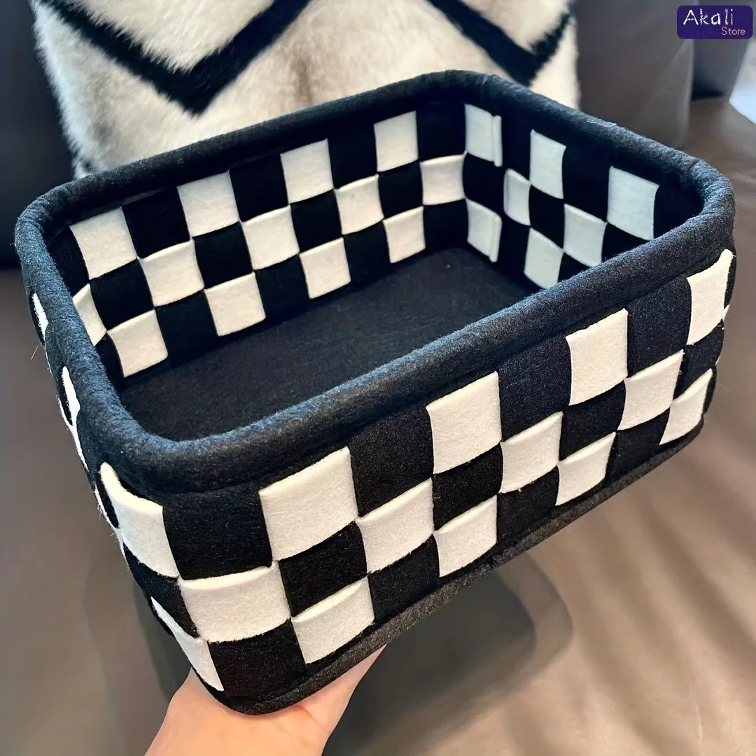 2026Black and White Checkered  - огляд і ціна Home Decor Organizer