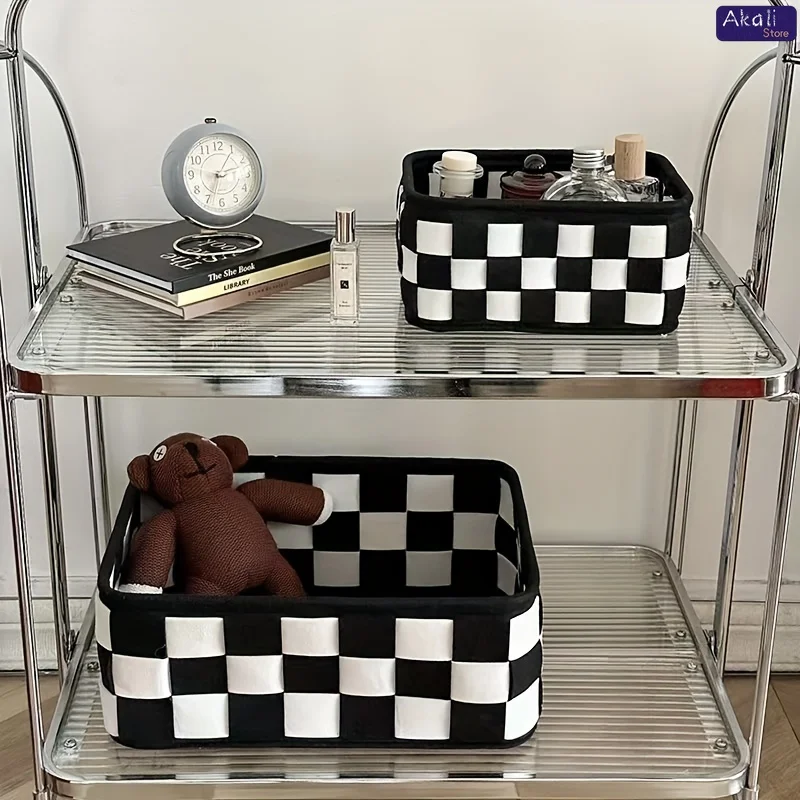 2026Black and White Checkered  - огляд і ціна Home Decor Organizer