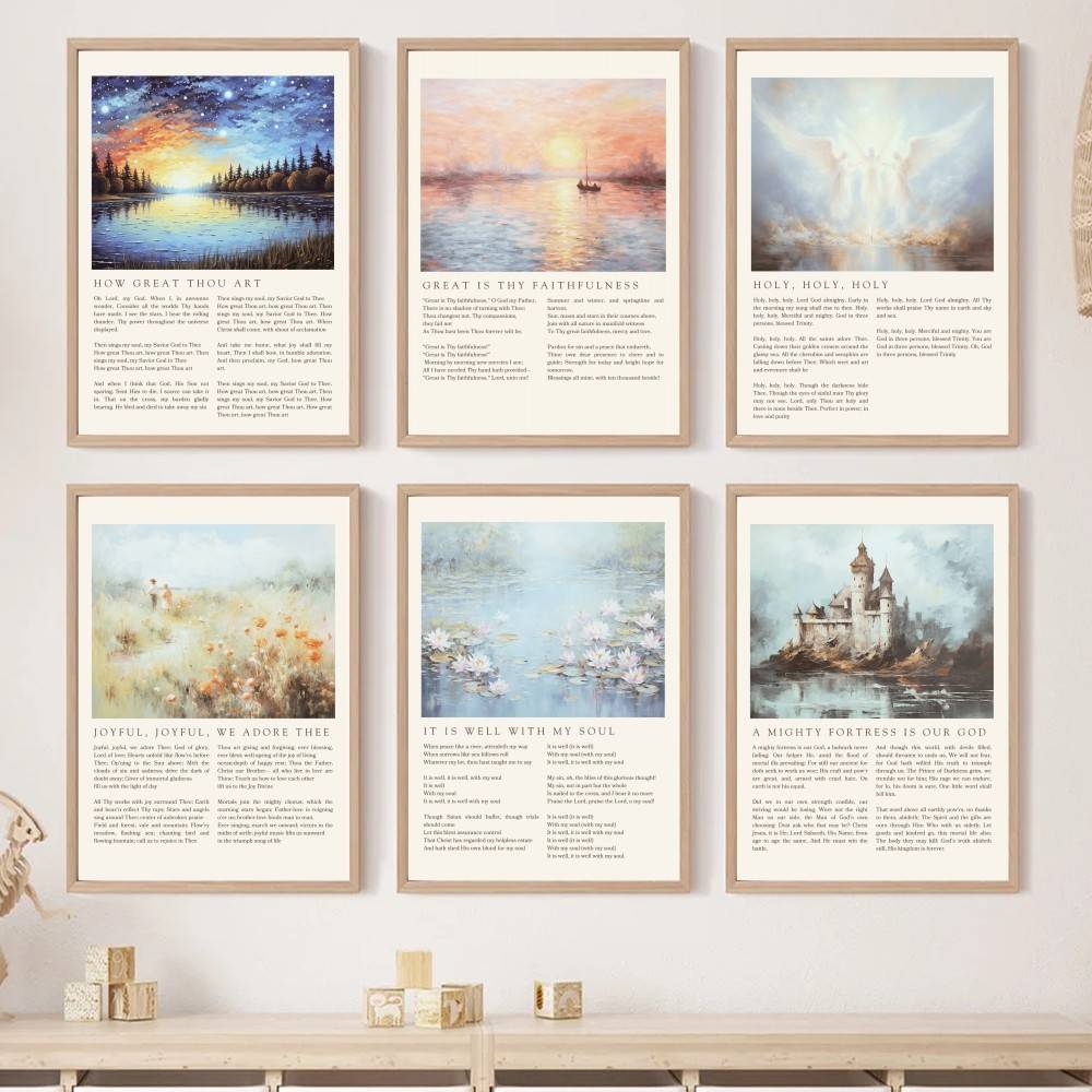 Christian Hymn Poster Amazing  - огляд і ціна Home Decor How To