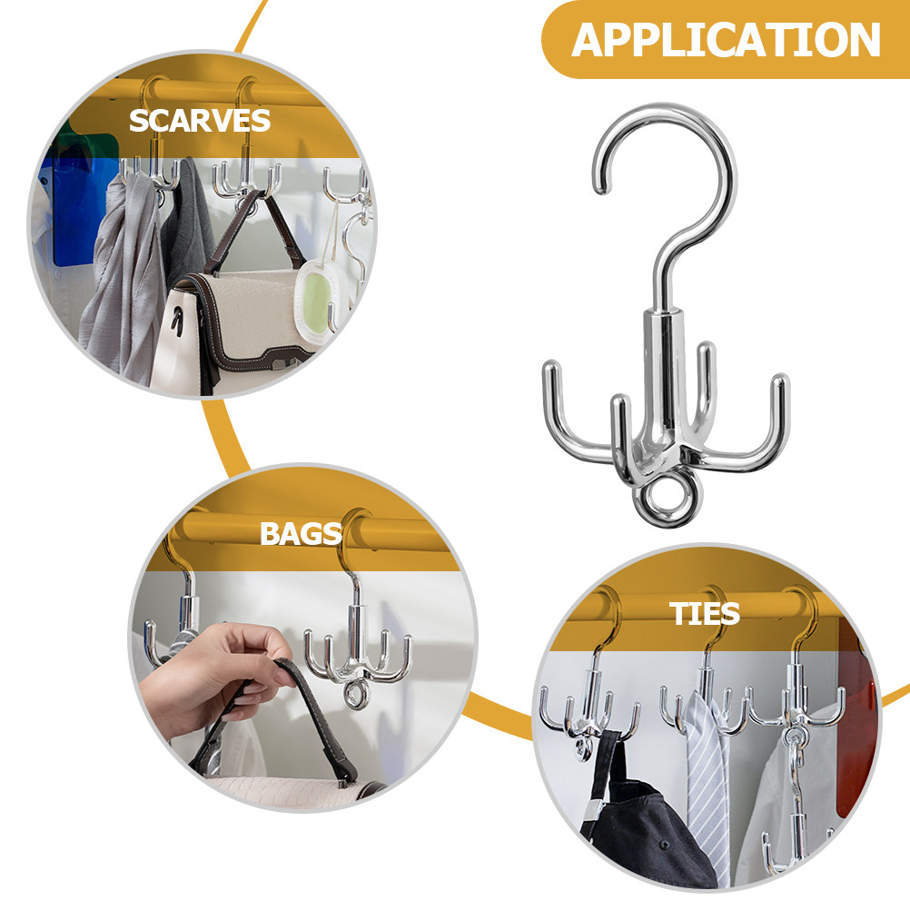 Rotating Clothes Hook 4-Claw D - огляд і ціна Home Decor Organizer