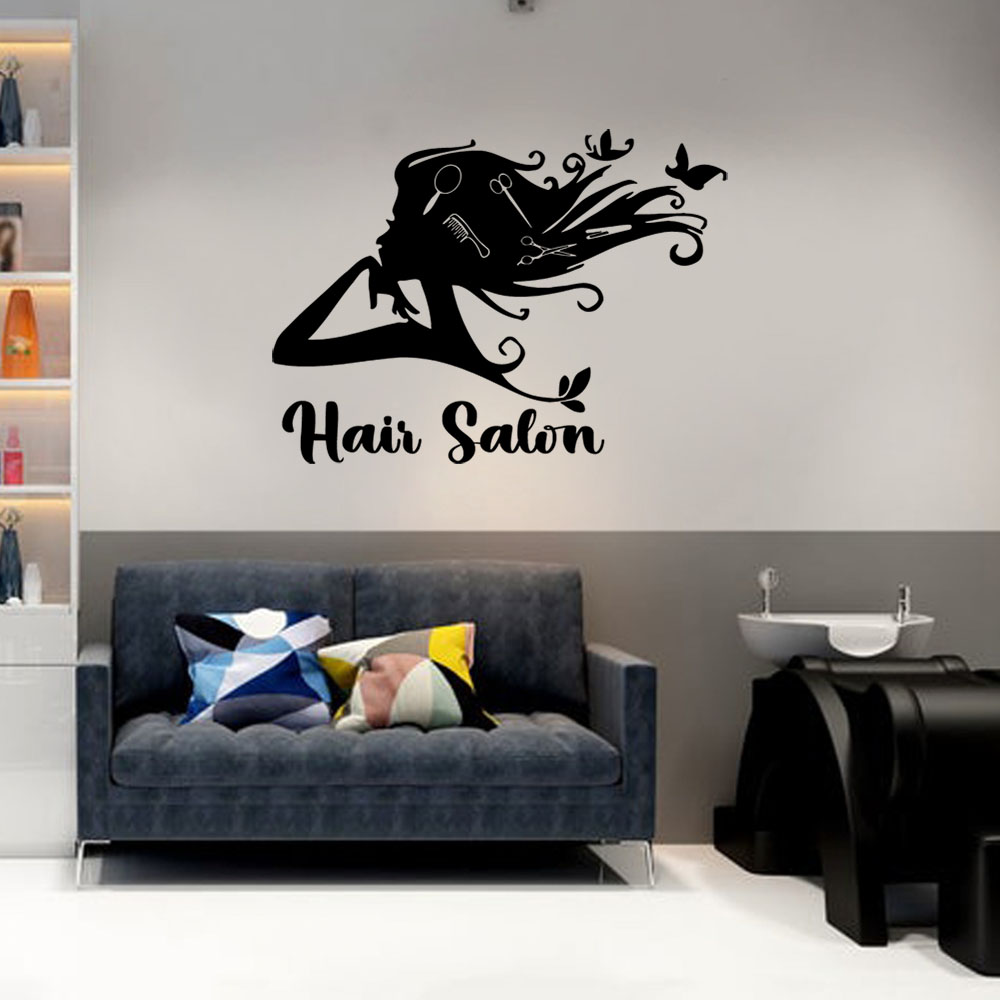 1PC Colorful Hairdressing Cust - огляд і ціна Home Decor Sticker