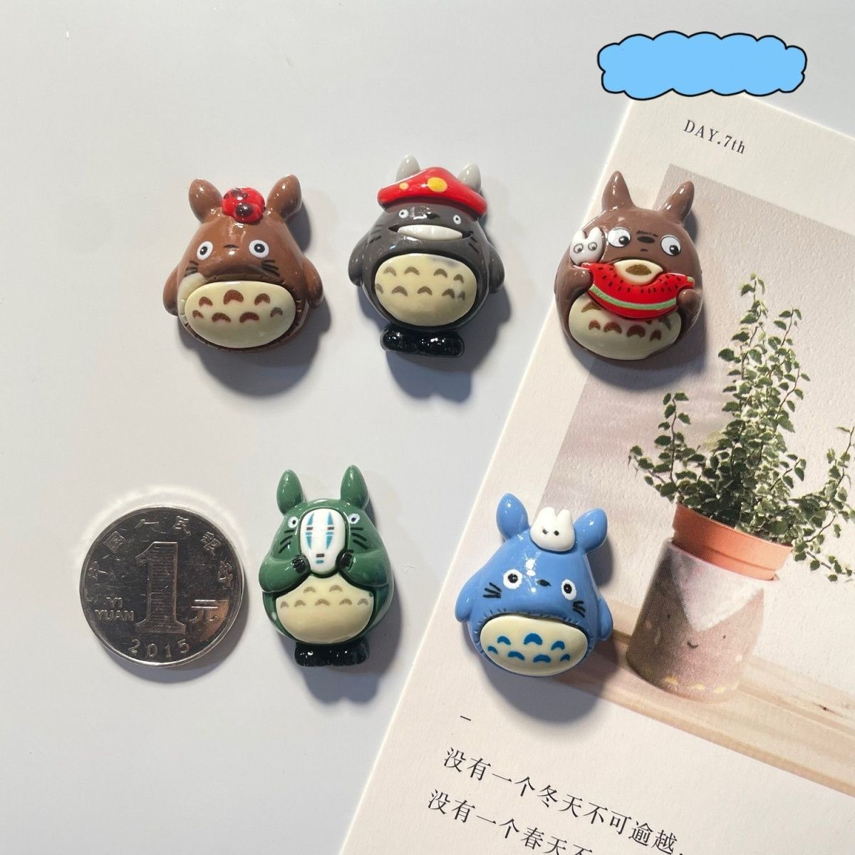 Totoro Anime Resin Fridge Magn - огляд і ціна Home Decor Sticker