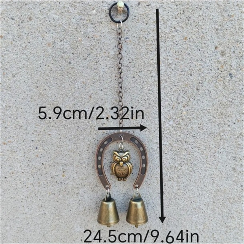 Lucky Horseshoe Wind Chime Wit - огляд і ціна Boho Wind Chimes
