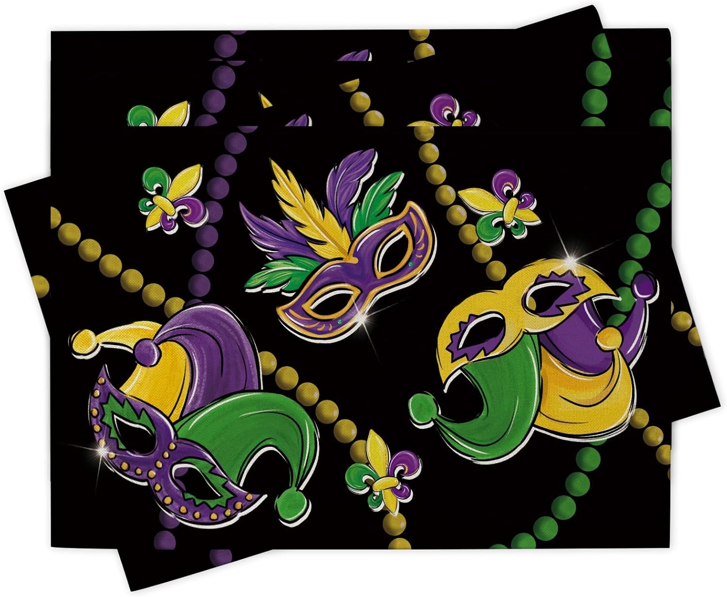 Mardi Gras Alligator Placemats - огляд і ціна Home Decor New Orleans