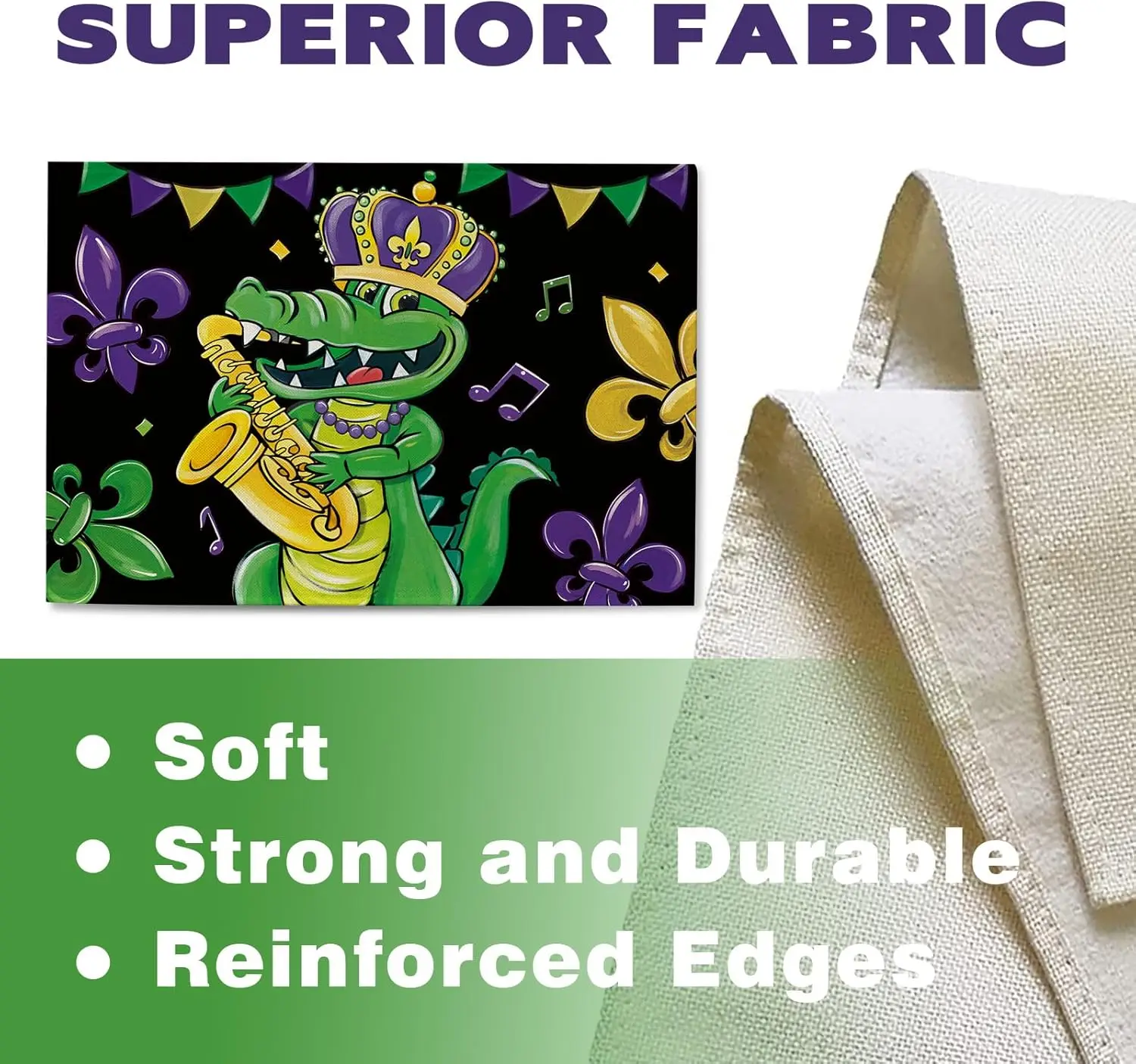 Mardi Gras Alligator Placemats - огляд і ціна Home Decor New Orleans