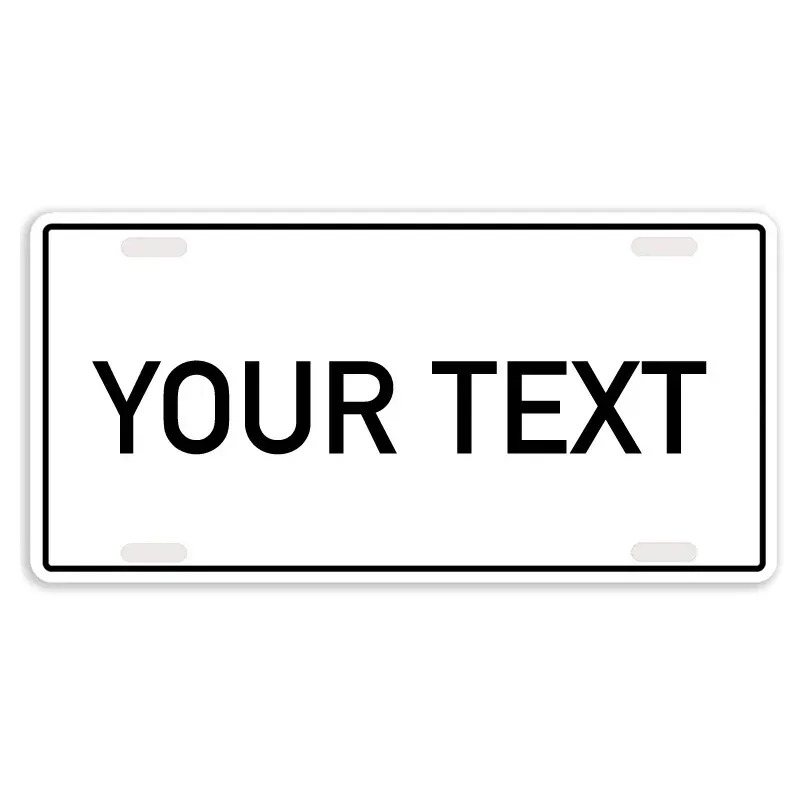 Personalized White Metal Custo - огляд і ціна Home Decor White