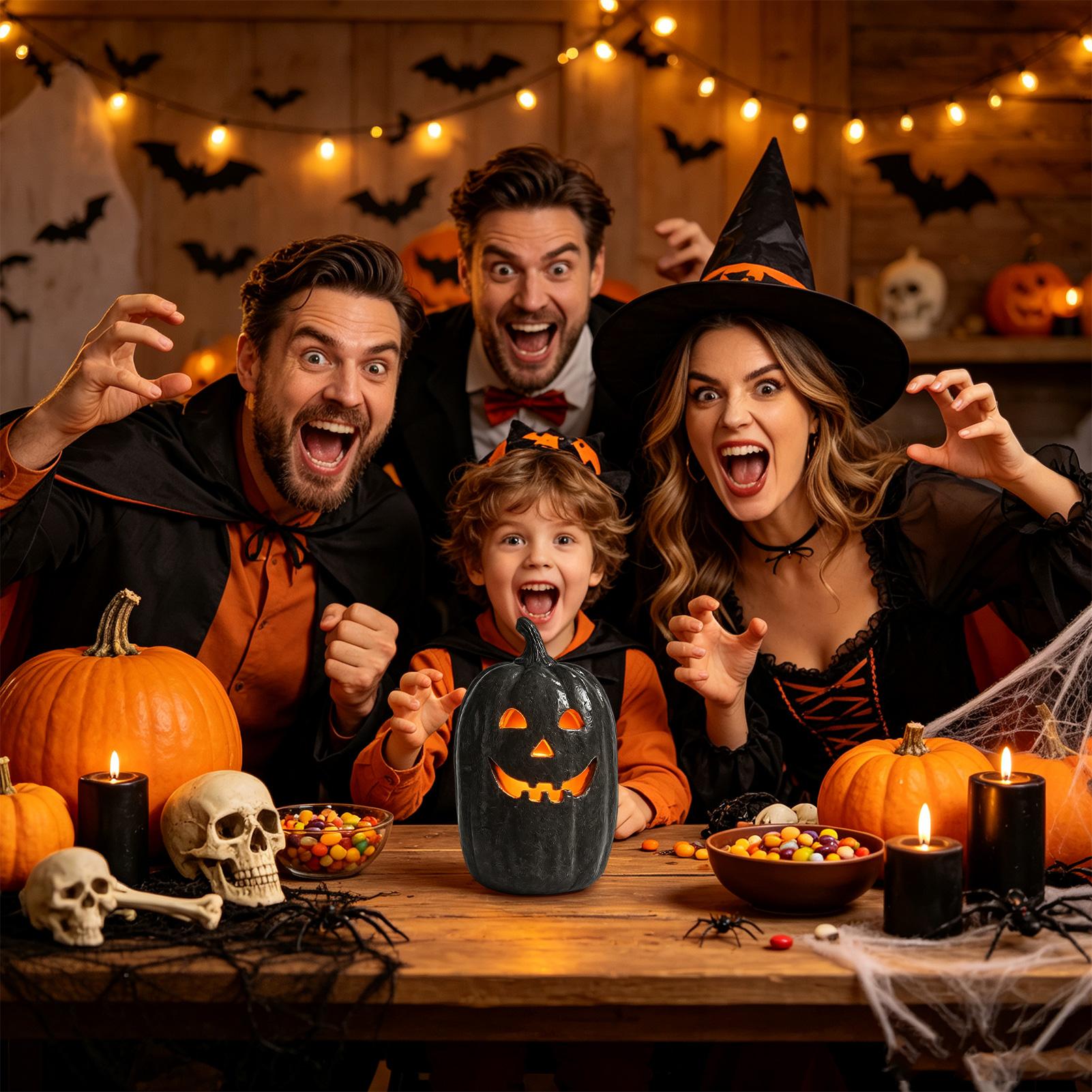Halloween Pumpkin Decor Resin  - огляд і ціна Home Decor Halloween